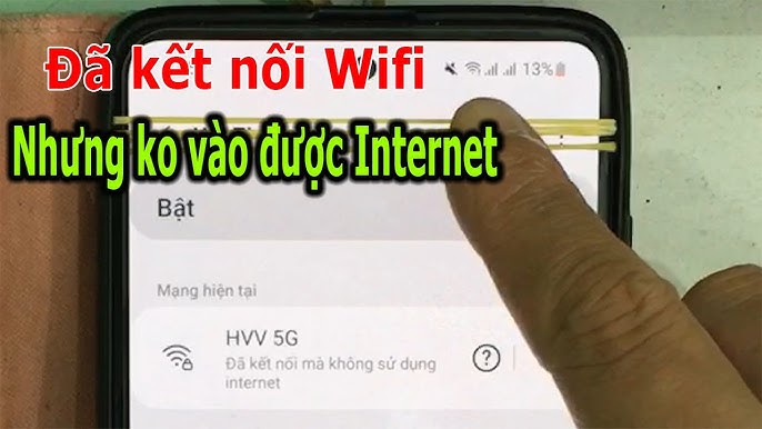 Màn hình báo lỗi không kết nối Internet/YouTube